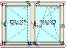 Draai/ draaikiep ramen