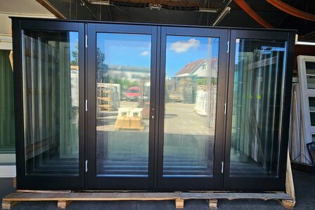 Openslaande deuren bxh 360cm x 220cm zonder ruitverdeling