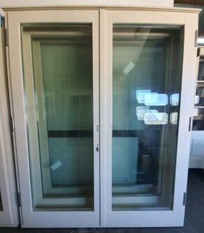 Openslaande deuren bxh 160cm x 220cm zonder ruitverdeling