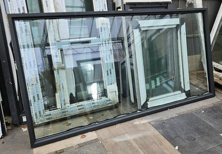 aluminium vast glas bxh 2425&times;1245