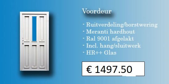 Hardloper voordeuren Hardloper voordeuren