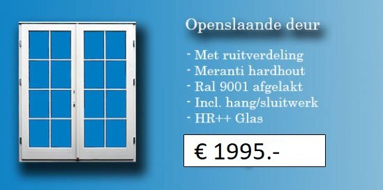 Hardlopers openslaande deuren Hardlopers openslaande deuren